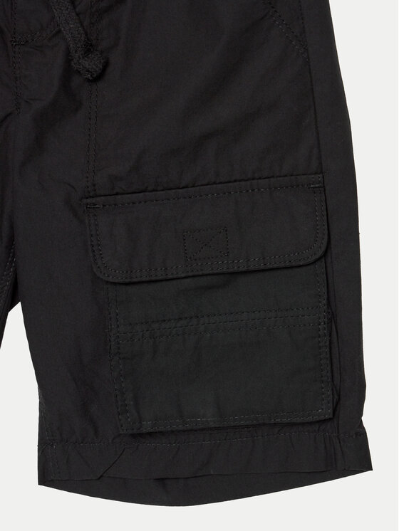Coccodrillo Coccodrillo Bavlnené šortky WC4119503HBJ Čierna Regular Fit