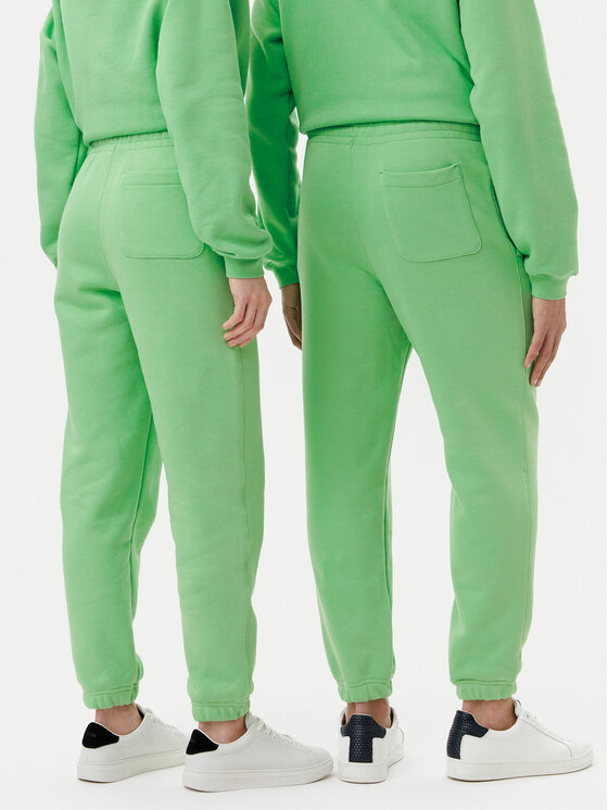 Lacoste Lacoste Spodnji del trenirke XH2750 Zelena Relaxed Fit