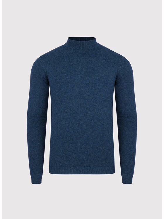 Pako Lorente Pako Lorente Sweter P25WN-2X-028 Granatowy Classic Fit