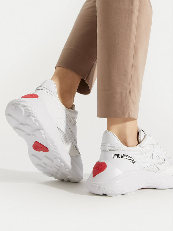 LOVE MOSCHINO Sneakers JA15366G1IIQA10A Weiß | Modivo.de