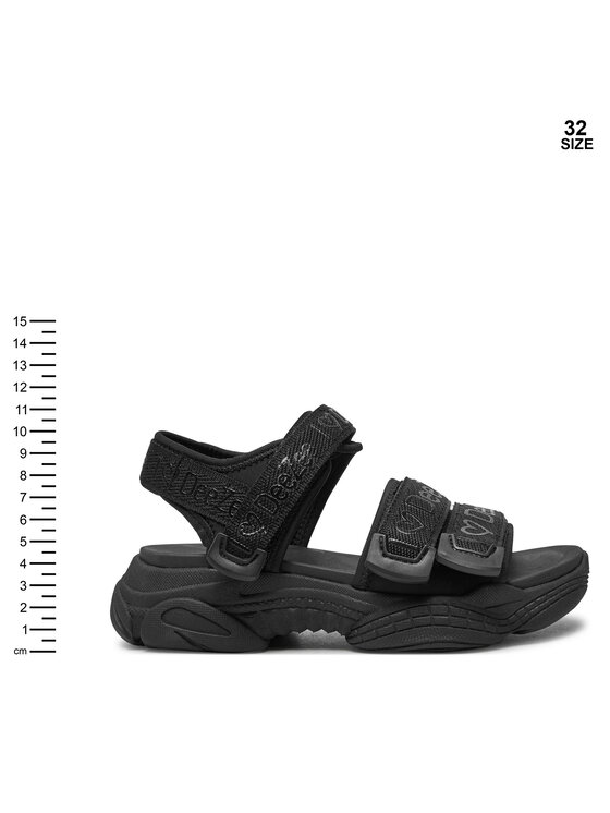 DeeZee DeeZee Sandały CSXP2056-02 Czarny