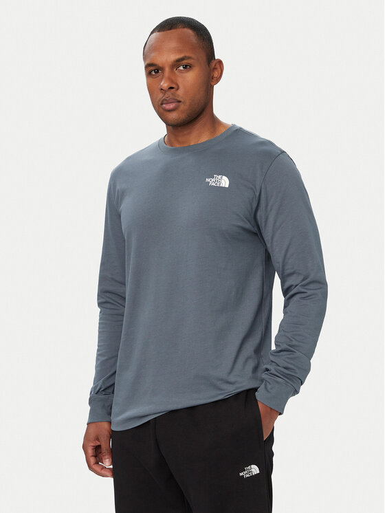 The North Face The North Face S dlouhým rukávem Evolution Box Nse NF0A8B68 Šedá Regular Fit