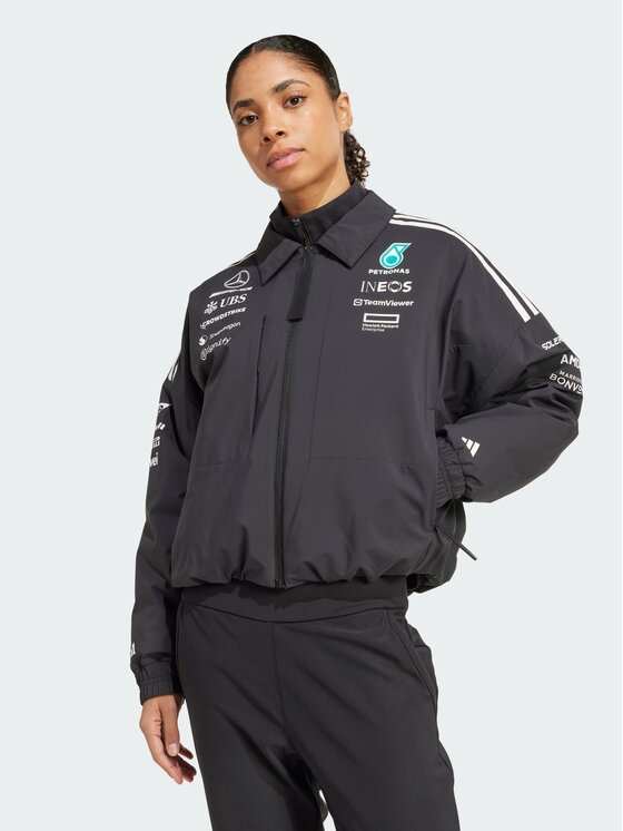 adidas adidas Kurtka anorak 142015 Czarny Loose Fit