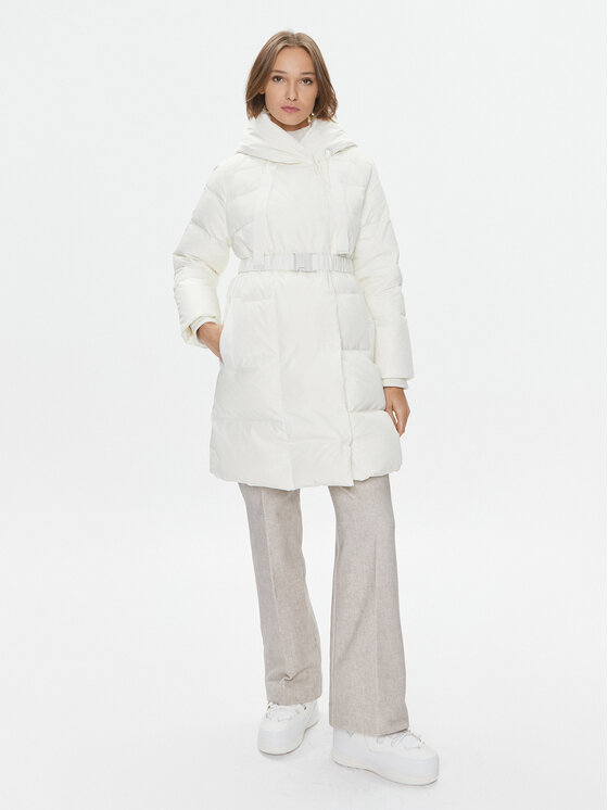 MAX&Co. MAX&Co. Pehelykabát Nibbio 74940323 Fehér Regular Fit