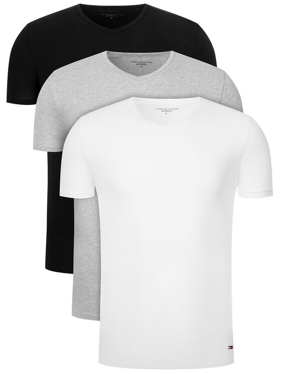 Tommy Hilfiger Tommy Hilfiger Komplet 3 t-shirtów Vn Tee 3 Pack Premium Essentialis 2S87903767 Kolorowy Regular Fit