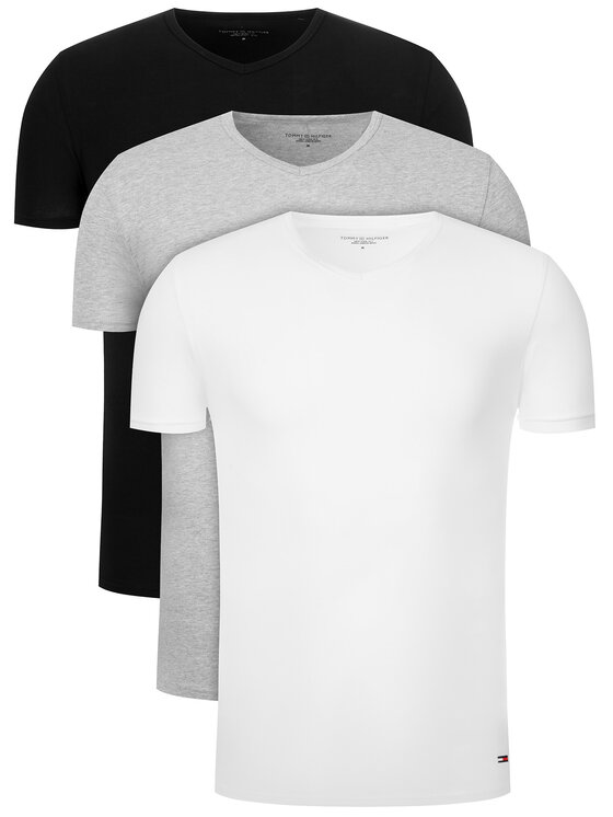 Tommy Hilfiger Tommy Hilfiger Súprava tričiek Vn Tee 3 Pack Premium Essentialis 2S87903767 Farebná Slim Fit