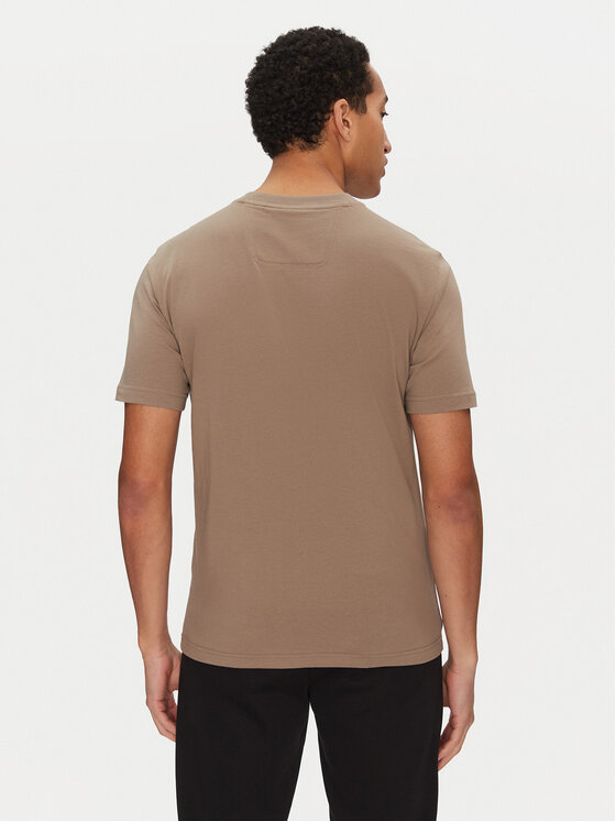BOSS BOSS T-shirt 50531271 Bež Regular Fit