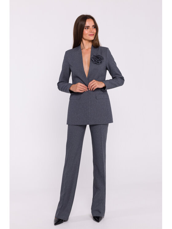 Stylove Stylove Marynarka S370 Szary Ladies Fit