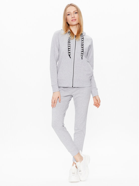 DKNY Sport DKNY Sport Pantaloni trening DP2P1917 Gri Classic Fit