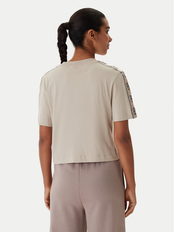 Guess Guess T-Shirt V3RI08 I3Z14 Μπεζ Regular Fit