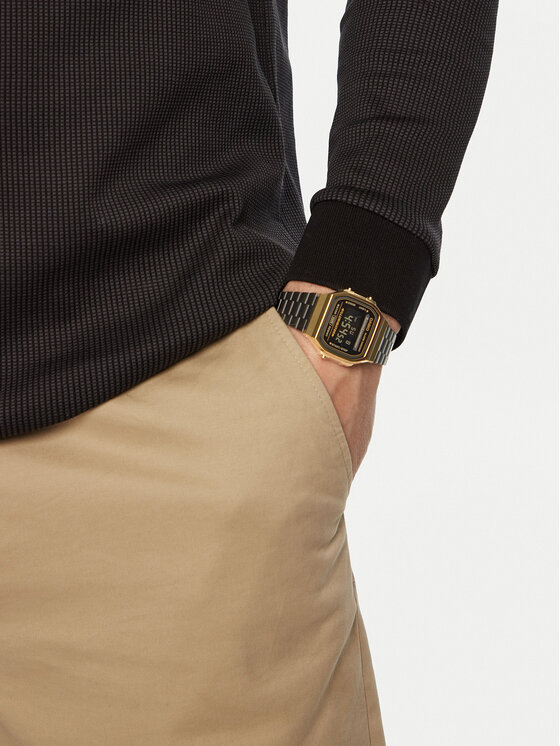 Casio Casio Sat Vintage A168WEGB-1BEF Crna