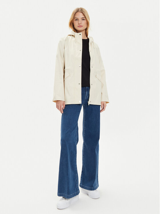 Brave Soul Brave Soul Яке за дъжд LJK-SAFFYCREAM Екрю Straight Fit