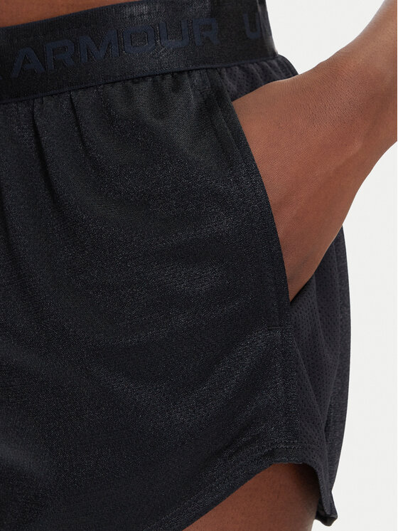 Under Armour Under Armour Pantaloni scurți sport Tech™ Play Up Shine 1389883 Negru Regular Fit