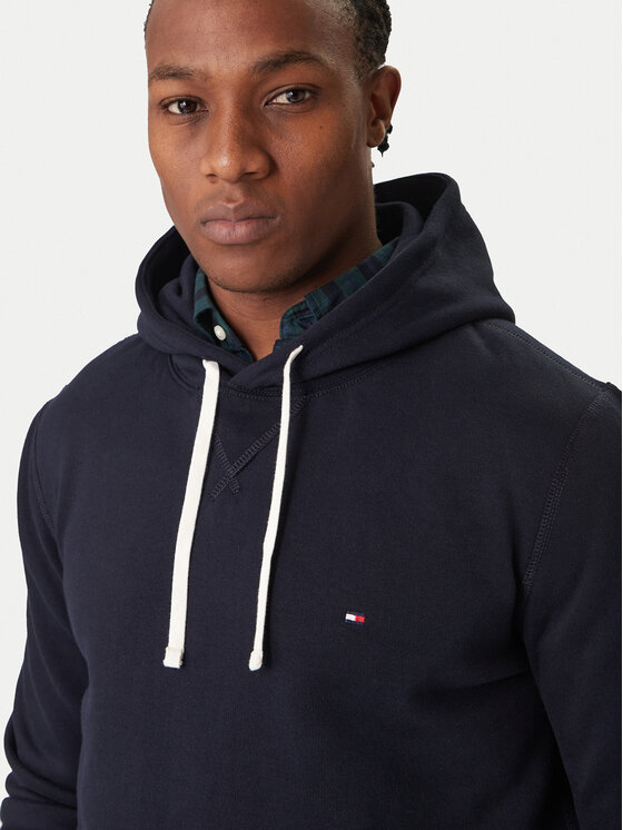 Tommy Hilfiger Tommy Hilfiger Džemperis ar kapuci Essential MW0MW37230 Tumši zils Regular Fit