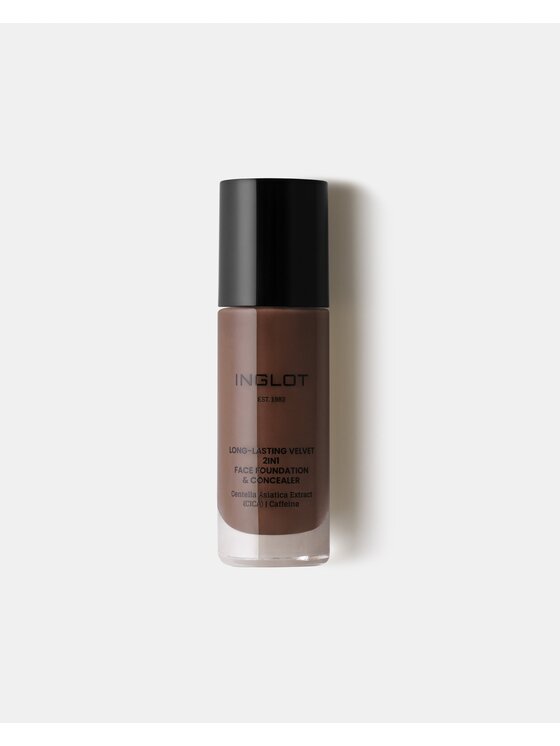 INGLOT INGLOT i korektor 2w1 Long-Lasting Velvet Podkład 732 Extra Deep Cool Violet