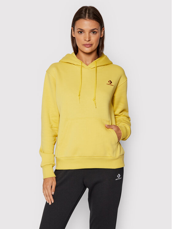 Converse Converse Sweatshirt Embroidered Star 10020872-A18 Gelb Regular Fit