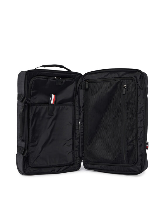 Tommy Hilfiger Tommy Hilfiger Kabinový kufr Th Nylon Travel Soft AM0AM13554 Šedá