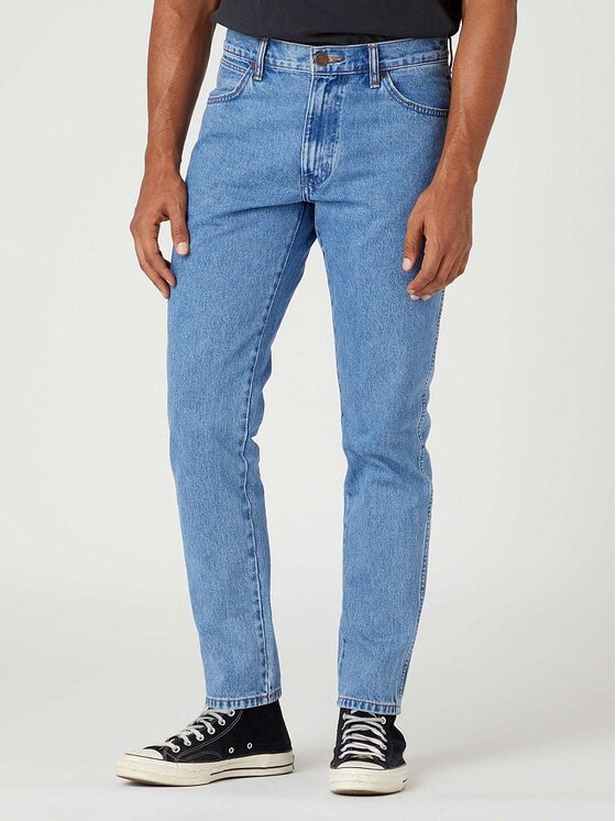 Wrangler Wrangler Jeansy RIVER Niebieski Straight Fit