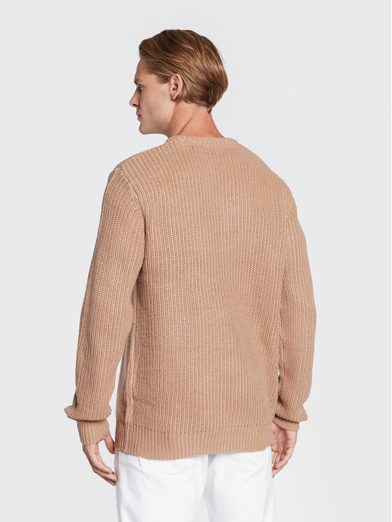 Maglione MK-181BINARYR Beige Regular Fit