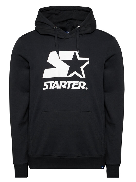 Starter Starter Bluză SMG-001-BD Negru Regular Fit