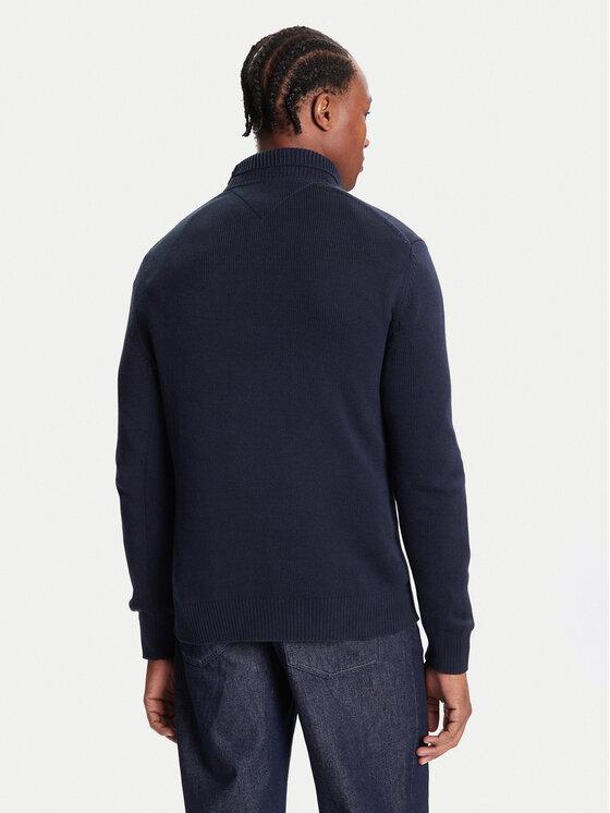 Tommy Jeans Tommy Jeans Rollkragenpullover DM0DM22096 Dunkelblau Regular Fit