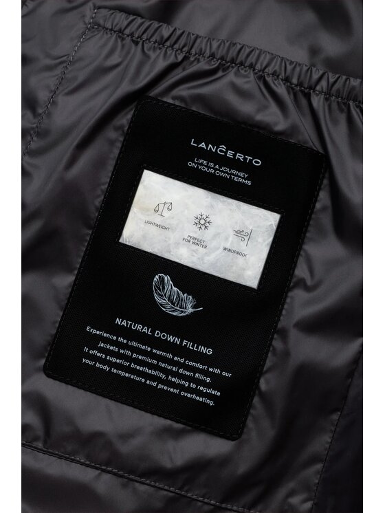 Lancerto Lancerto Kurtka puchowa Fiordalba KU135226000008 Czarny Regular Fit