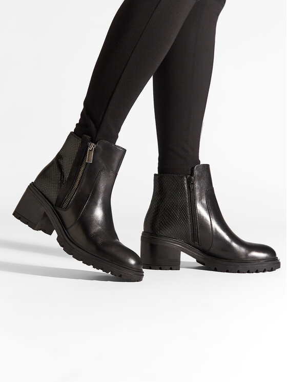 Geox Geox Botki D Damiana B D26QCB 04341 C9999 Czarny