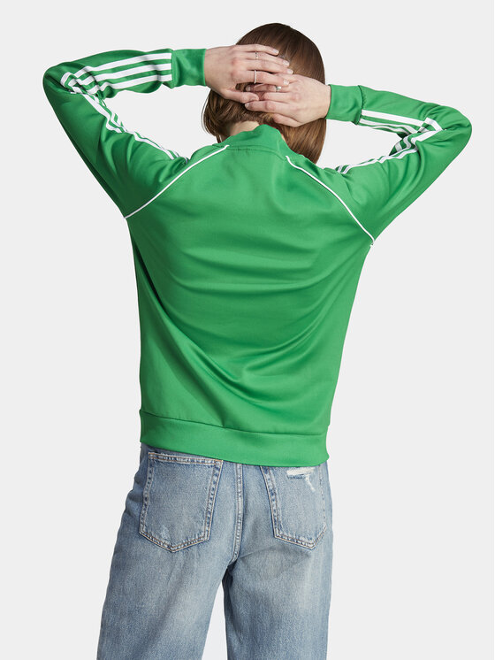adidas adidas Džemperis ar kapuci adicolor Classics SST IK4030 Zaļš Regular Fit