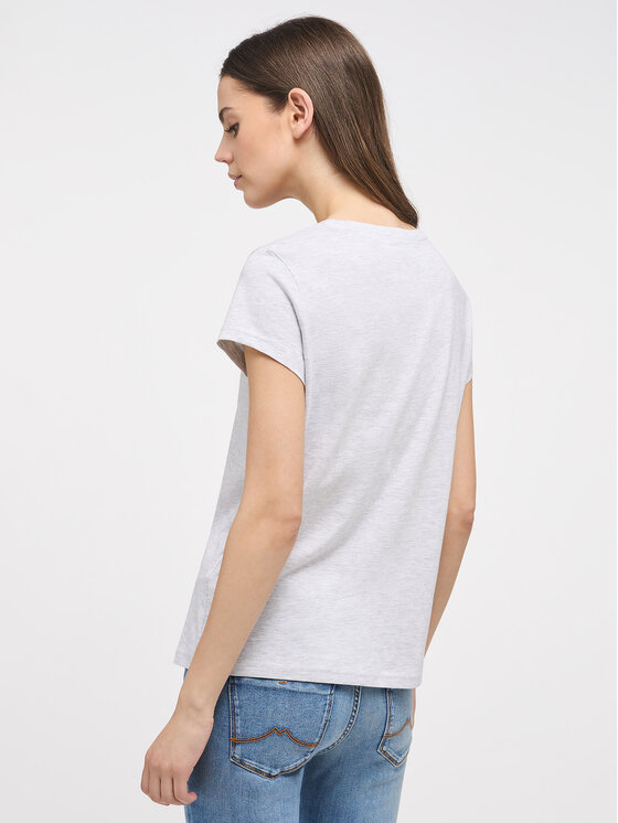 Mustang Mustang T-shirt Alina 1013220 Grigio Regular Fit