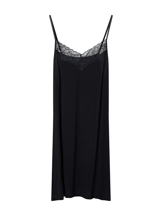 Esotiq Esotiq Koszula nocna 43326 Czarny Regular Fit