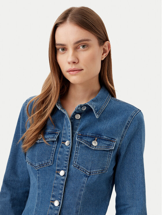 ONLY ONLY Джинсова сукня Believe 15326613 Голубий Slim Fit
