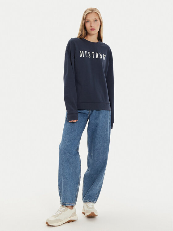 Mustang Mustang Sweatshirt Lindsey 1015262 Dunkelblau Regular Fit