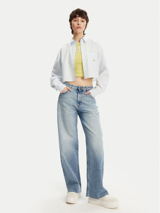 Calvin Klein Jeans Calvin Klein Jeans Camicia J20J225078 Celeste Regular Fit