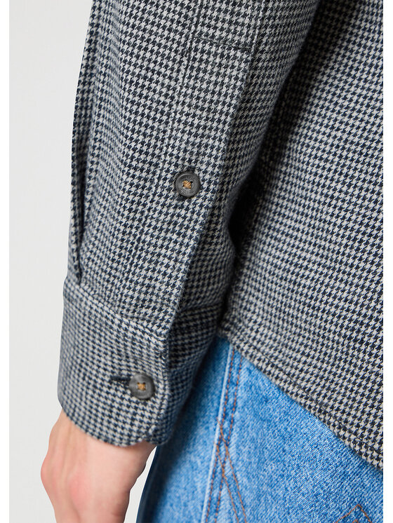 Wrangler Wrangler Koszula 1 PKT SHIRT 112357253 Szary Regular Fit