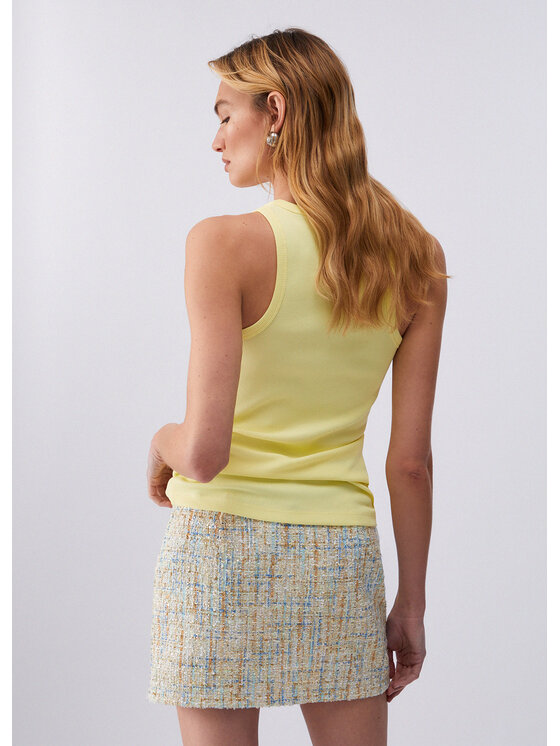 Liu Jo Liu Jo Top WA6488J482210620 Giallo Regular Fit