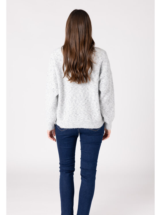 QUIOSQUE QUIOSQUE Svetr QUIOSQUE 6VD001230 Šedá Regular Fit