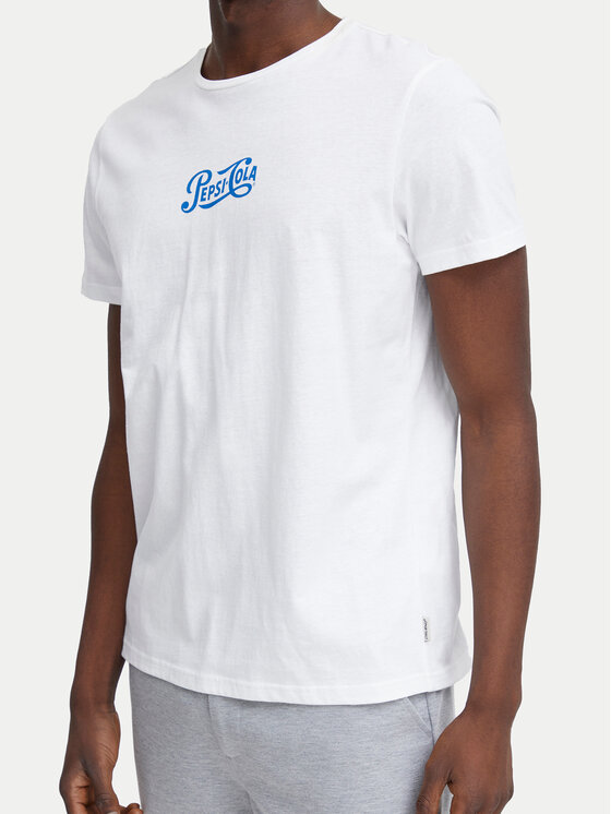 Blend Blend T-krekls 20716806 Balts Regular Fit