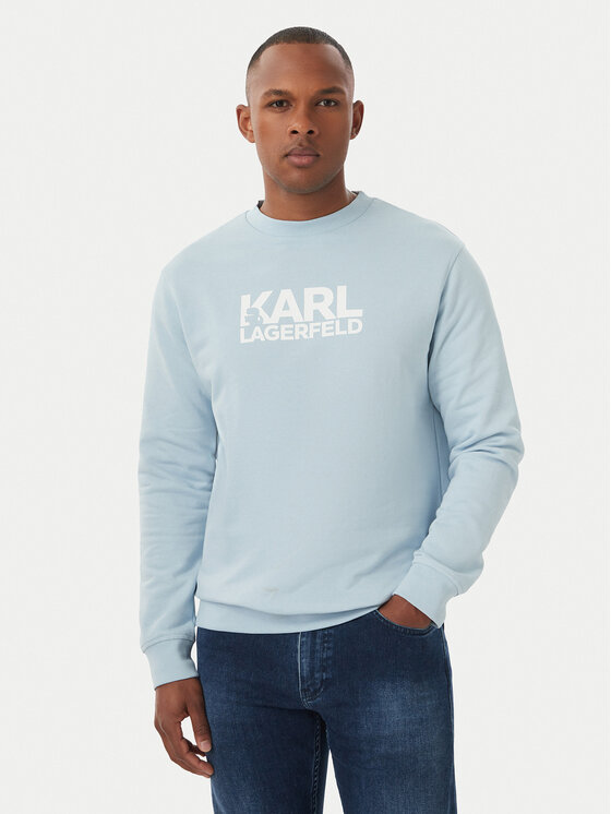 KARL LAGERFELD Hanorac 705780 561917 Albastru deschis Regular Fit