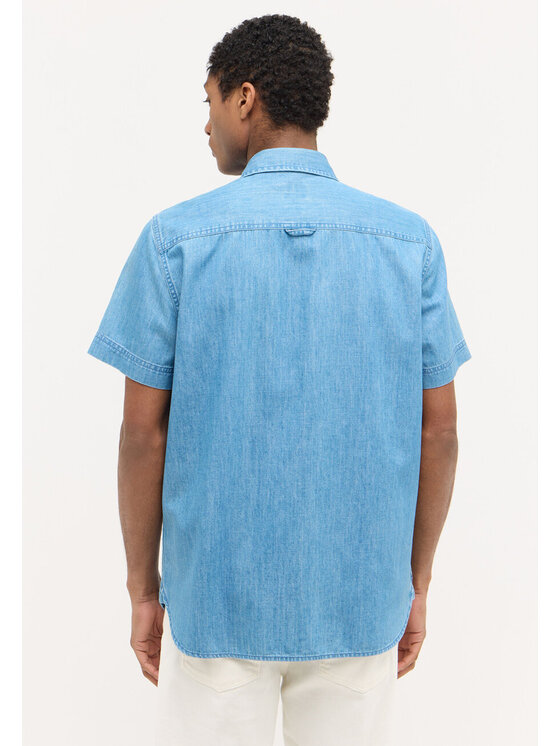 Mustang Mustang Camicia Eloy Blu Regular Fit