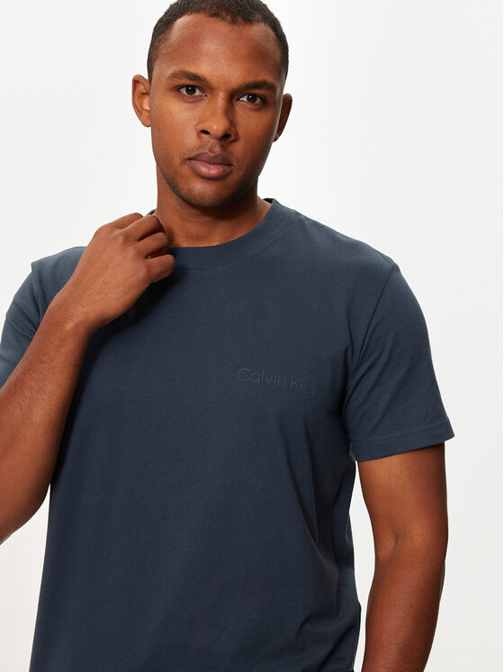 Calvin Klein Jeans Calvin Klein Jeans T-Shirt Institutional J30J326402 Modrá Regular Fit
