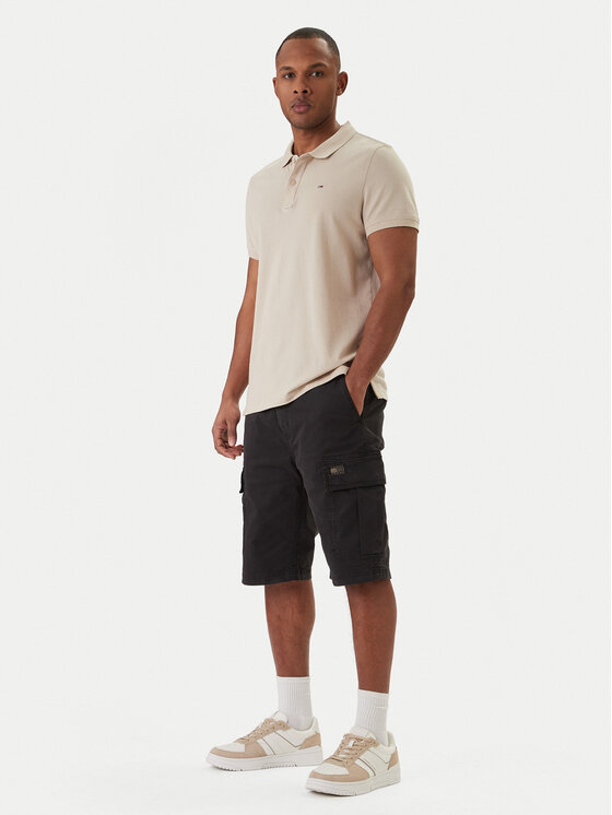 Tommy Jeans Tommy Jeans Σορτς υφασμάτινο Otis DM0DM22831 Μαύρο Regular Fit