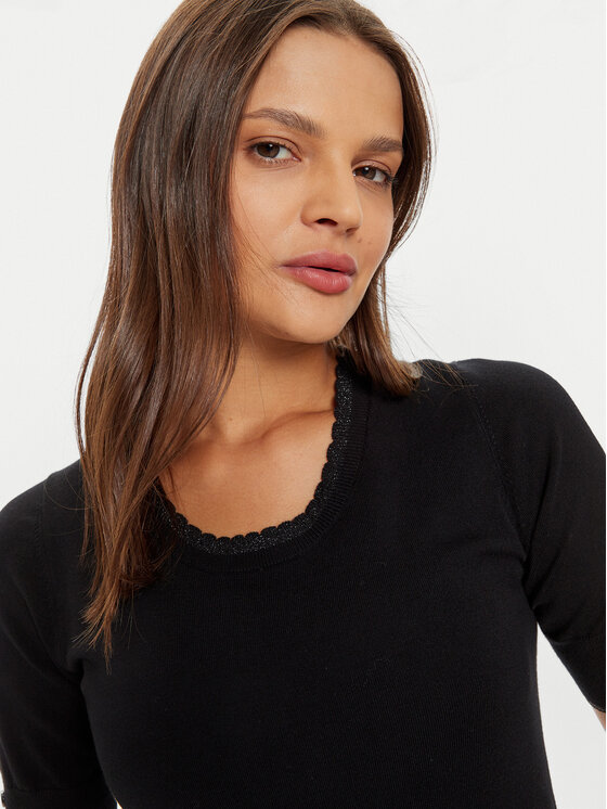 Liu Jo Liu Jo Bluse WF4010 MS49I Schwarz Regular Fit