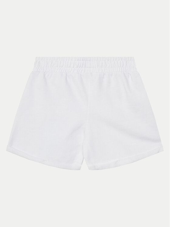 Guess Guess Sportovní kraťasy J5GD24 KA6R4 Bílá Relaxed Fit