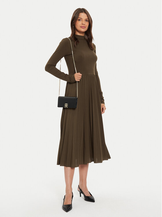 Tommy Hilfiger Tommy Hilfiger Rochie tricotată WW0WW44176 Maro Regular Fit