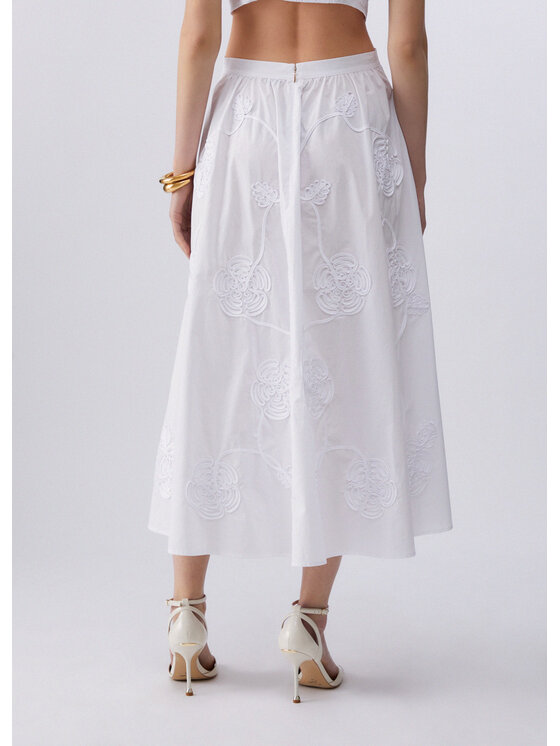 Liu Jo Liu Jo Gonna midi CA6178T039A11111 Bianco Regular Fit