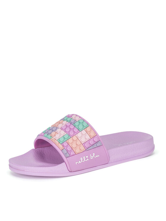 Nelli Blu Nelli Blu Pantoletten P3047043D Rosa