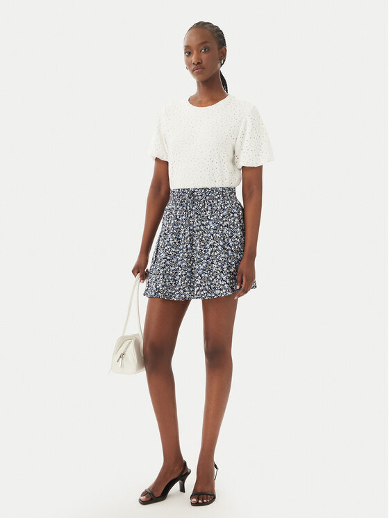 ONLY ONLY Spódnica mini Nala 15322967 Granatowy Regular Fit