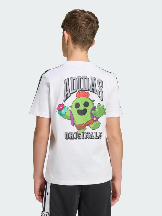 adidas adidas T-Shirt 169813 Biały Loose Fit