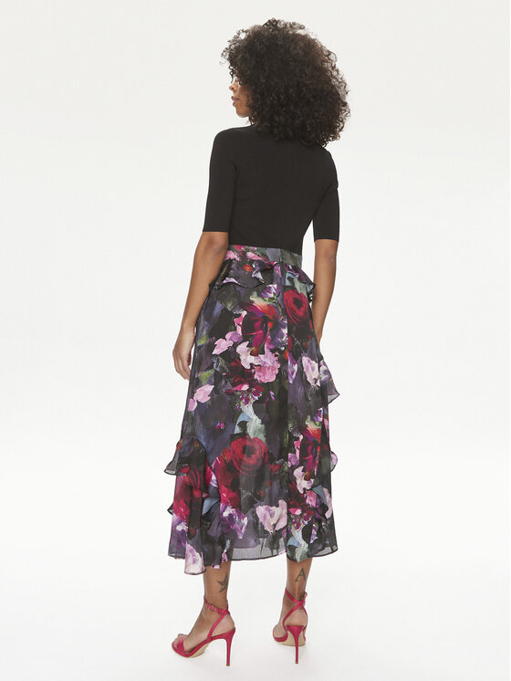 Ted Baker Ted Baker Vsakodnevna obleka Rowana 275007 Črna Slim Fit