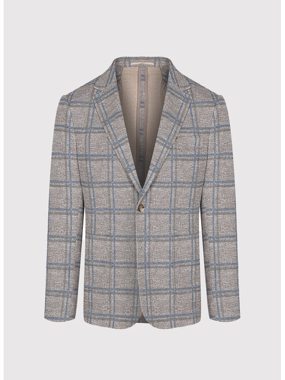 Pako Lorente Pako Lorente Marynarka P26WF-3X-006 Beżowy Slim Fit